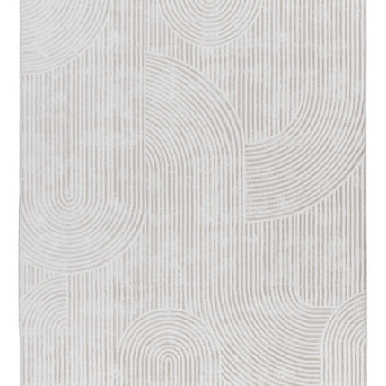 SEHRAZAT SEHRAZAT MODA 1120 BEIGE BOOGJES  VLOERKLEED