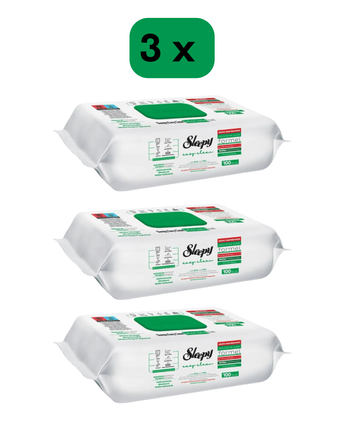 Sleepy 3 PAK Sleepy Reinigingsdoekjes met wit zeep schoonmaakdoekjes ( GROEN )