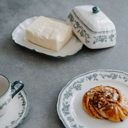 S|P Collection Boterpot 20x14,5xH8,5cm green Cyril