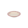 S|P Collection Diep bord 23/17xH4cm burgundy Cyril