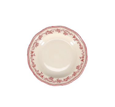 S|P Collection Diep bord 23/17xH4cm burgundy Cyril