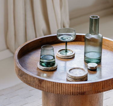 S|P Collection Glas 30cl donkergroen Ray - set/4