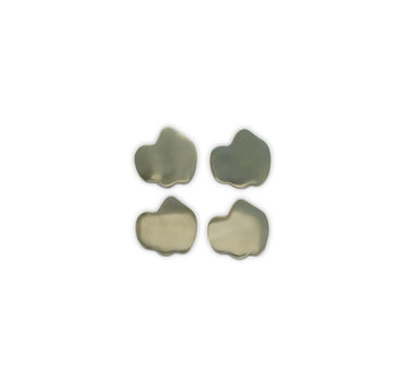 S|P Collection GLASONDERZETTER ORGANISCH GOUD CHARM - SET/4