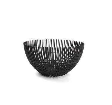 S|P Collection Iris Draadmand 18,5xH9cm zwart