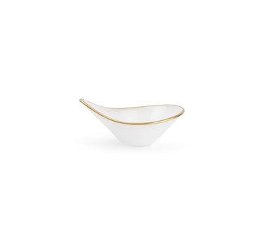 S|P Collection Kom 12xH5cm glas wit Glint