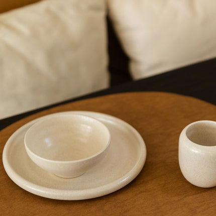 S|P Collection Kom 16xH6,5cm beige Mochi