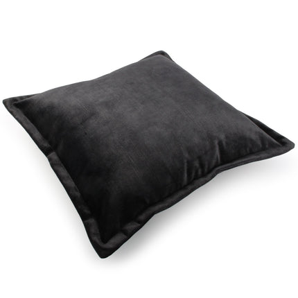S|P Collection Lounge Kussen 45x45cm velvet zwart