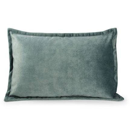 S|P Collection Lounge Kussen 60x40cm velvet muntgroen