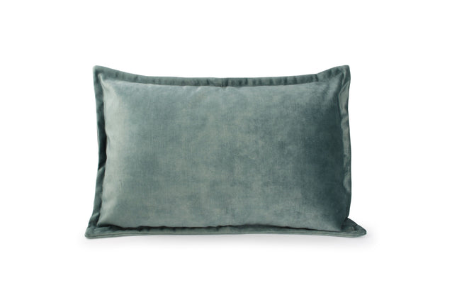 S|P Collection Lounge Kussen 60x40cm velvet muntgroen
