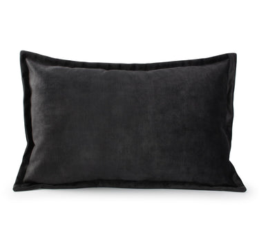 S|P Collection Lounge Kussen 60x40cm velvet zwart