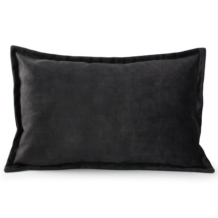 S|P Collection Lounge Kussen 60x40cm velvet zwart