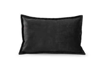 S|P Collection Lounge Kussen 60x40cm velvet zwart
