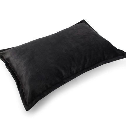 S|P Collection Lounge Kussen 60x40cm velvet zwart