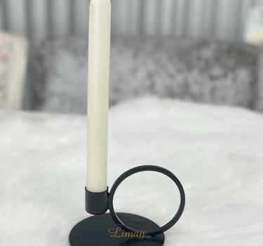 S|P Collection Pillar Kandelaar 10xH9cm metaal Zwart