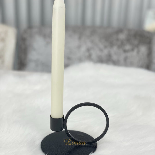 S|P Collection Pillar Kandelaar 10xH9cm metaal Zwart