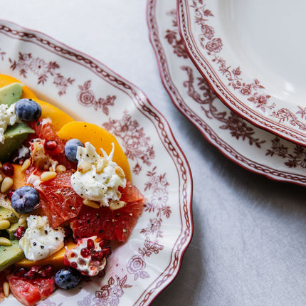 S|P Collection Serveerschaal 25,5x18cm ovaal burgundy Cyril