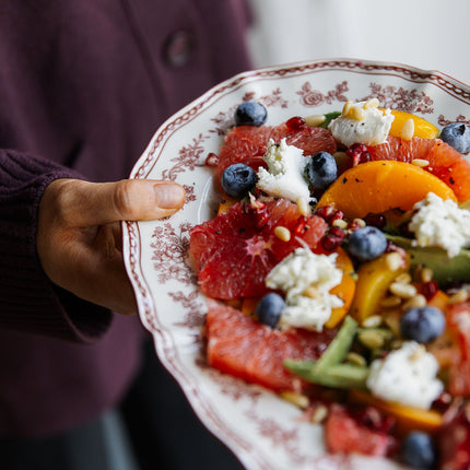 S|P Collection Serveerschaal 25,5x18cm ovaal burgundy Cyril