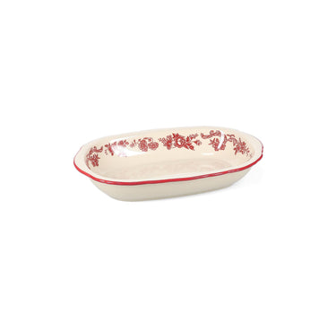 S|P Collection Serveerschaal 26,5x17,5xH4,5cm ovaal burgundy Cyril