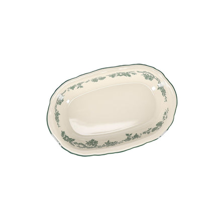 S|P Collection SERVEERSCHAAL 26,5X17,5XH4,5CM OVAAL GREEN CYRIL