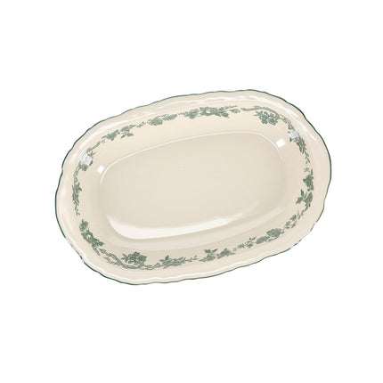 S|P Collection SERVEERSCHAAL 31,5X21XH5,5CM OVAAL GREEN CYRIL