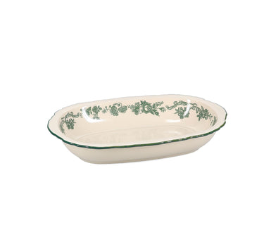 S|P Collection SERVEERSCHAAL 31,5X21XH5,5CM OVAAL GREEN CYRIL