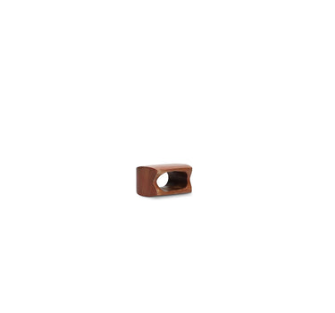 S|P Collection Servetring 5,5x4cm rechthoekig hout Moku - set/4