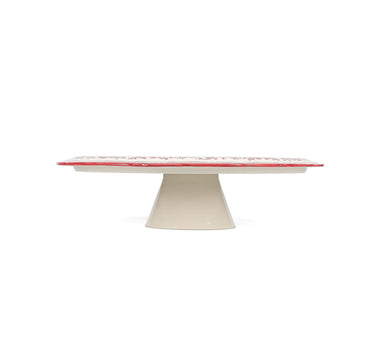 S|P Collection Taartplateau 32,5xH9cm burgundy Cyril
