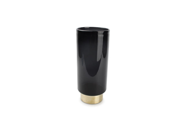 S|P Collection Vaas 11,5XH27,5cm zwart Manon