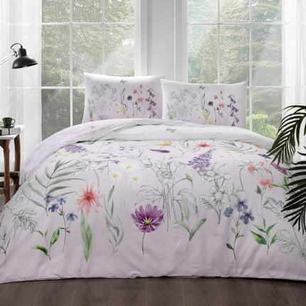 TAC TAC ADRIEL LILA 2-PERSOONS DEKBEDOVERTEK 4 DLG