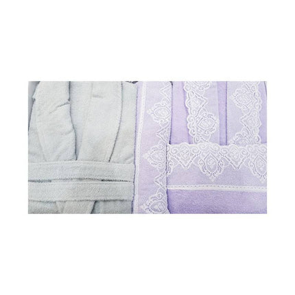 TAC TAC ALCANAR 6-DELIG BADJAS SET LILA-GRIJS