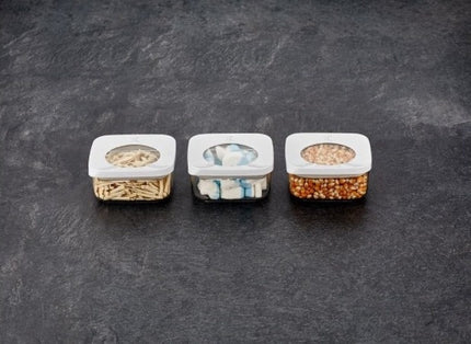 VA Vip Ahmet Gunes Vierkant 3-Delig Voorraadbussen / Bewaardoos 250 ML