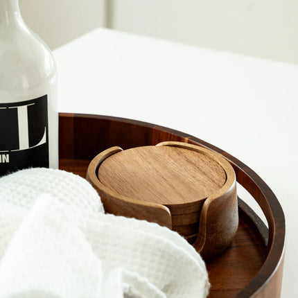 ZH Acacia Lumo Glas Onderzetter 5 Delig