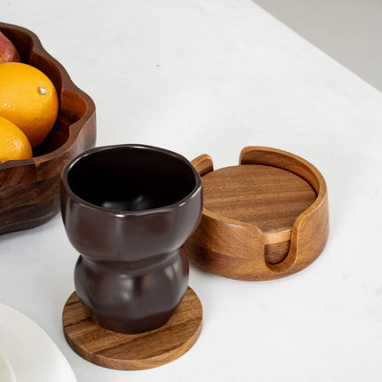 ZH Acacia Lumo Glas Onderzetter 5 Delig