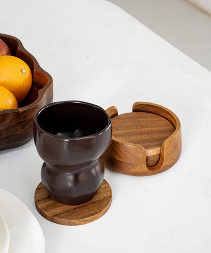 ZH Acacia Lumo Glas Onderzetter 5 Delig