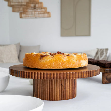 ZH Acacia Stripe Taartplatteau | 30 CM