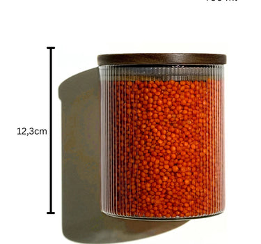 ZH Acacia Voorraadpot Stripe | 2 stuks | 750 ml