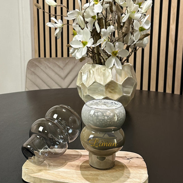 ZH Belly Black 2 delige Borosilikatglas 535 ml