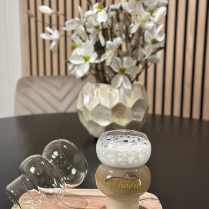 ZH Belly Clear 2 delige Borosilikatglas 535 ml