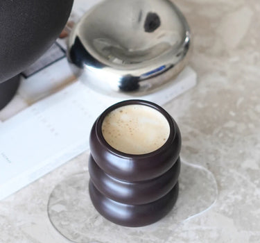 ZH Bobble keramieken Mok Matt Mocha | 2 Delig