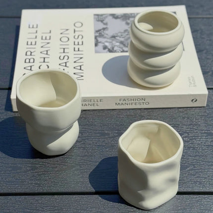 ZH Organic keramieken Mok Beige | 2 Delig