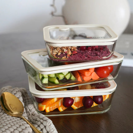 ZH Vera Vershoudbak Vierkant | 600 ML | Beige-transparant