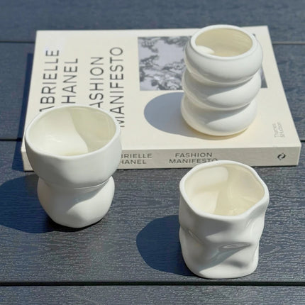 ZH Zirconia keramieken Mok Wit | 2 Delig